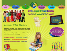 Tablet Screenshot of littleangelnursery.com